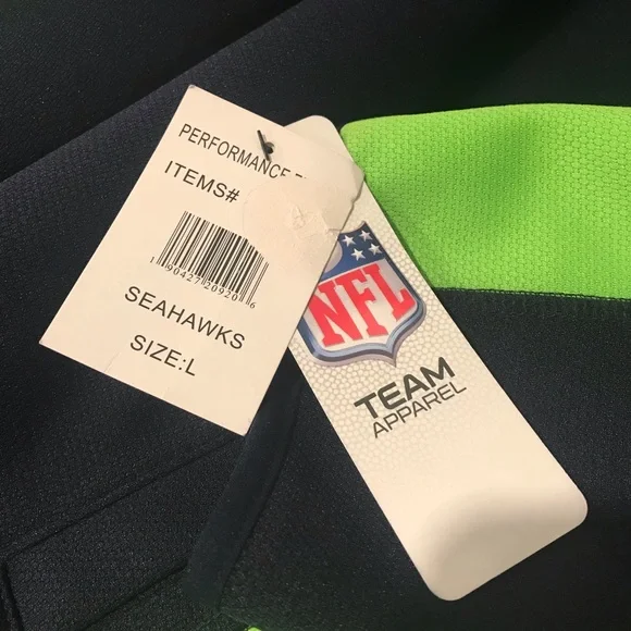 New Seattle Seahawks NFL Jacket Full ZIP New with Tags Men’s Large - Picture 4 of 9